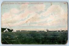 c1910 Yachting Scene On Lake Minnetonka Sailboat Minneapolis Minnesota Postcard picture