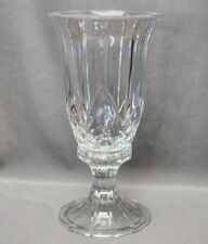 Vintage Towle Heavy Cut Crystal Hurricane Lamp Candle Holder 11.75