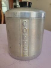 Vintage MCM Aluminum Tin COFFEE Canister replacement TLC  picture