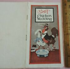 Rare c.1923 12pg Promo Booklet Dr. Hess Poultry Chicken Ashland Ohio Agriculture picture