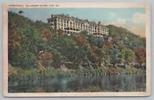 Hotel & Resort~Kittatinny Hotel From Below Delaware Water Gap~Vintage Postcard picture