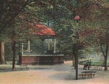 C1905 Rotograph Band Stand Mount Morris Park People Glitter New York City P368 picture