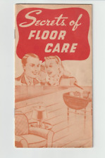 Secrets of Floor Care~Compliments of Dreyer Lumber yard Staten Island NY~Booklet picture