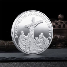 Plated Silver Christian Jesus Christ Religion Faith Coin Commemorative picture