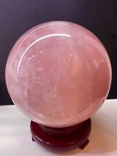 27LB Natural Rose Quartz Sphere Large Crystal Ball Reiki Healing picture