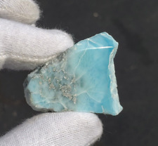 1.5 Inch Stunning Blue AAA Natural Larimar Lapidary Stone Polished 33 Grams picture