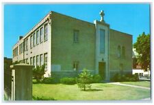 c1960 Our Lady Mt. Carmel School Exterior Building Niles Ohio Vintage Postcard picture
