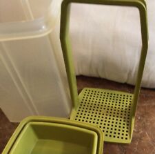 Vintage Tupperware Pickle Keep 1560-2-Pickles, Olives Or Peppers Excellent Condi picture