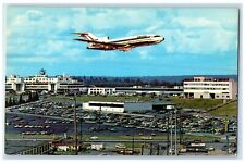 c1950's Seattle Tacoma International Airport Parking Area Seattle WA Postcard picture