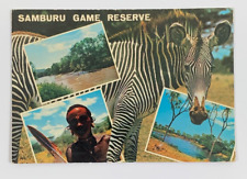 Samburu Game Reserve Nairobi Kenya Multiview Postcard Posted 1983 picture