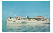 Clearwater Beach Florida FL Postcard Rainbow Party Boat picture