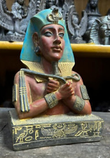 RARE ANCIENT EGYPTIAN ANTIQUITIES Statue Bust Heavy Of King Akhenaten Egypt BC picture