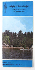 Lofty Pines Lodge Brochure. On Big St. Germain Lake. St. Germain, Wisconsin picture
