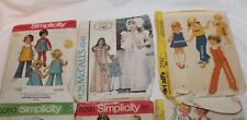 8 Vtg 1960's/80s Sewing Pattern Lot Child Toddler Girl Sz 3 McCalls Simplicity picture