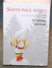DEPT 56 FOR SPINNING INTO TREATS NORTH POLE VILLAGE 6007618 CHRISTMAS picture