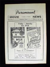1948 Fremont Ohio Movie Folder Schedule Halloween at Paramount Theatre picture