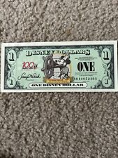 DISNEY DOLLAR, 2002, STEAMBOAT WILLIE, UNCIRCULATED (Pin Hole Damage) picture