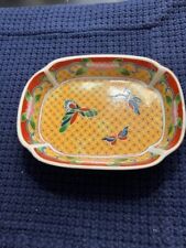 Vintage Takahashi Cloisonne Hand Decorated Trinket Tray.  Excellent Condition  picture