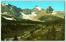 VTG Postcard~ East Face~ Mt Athabasca~ Jasper-Banff Highway Near Camp Parker picture