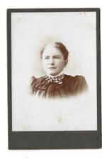 c1880s Woman Bow Beautiful Gorgeous Oxford New York NY Cabinet Card picture