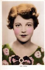 Sue Carol Hand Colored Real Photo Postcard - American Film Actress, Talent Agent picture
