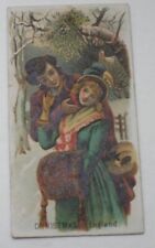 1890 N80 Duke's Cigarettes - Holidays Tobacco card - Christmas England picture