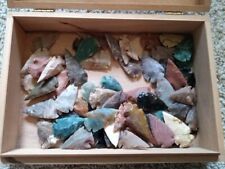 TEN 10 Authentic Ancient Indian Arrowheads Field Grade  Random Select picture