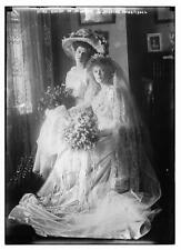 Photo:Mrs. Roger M. Minton,Justine Ingersoll holding bouquets picture