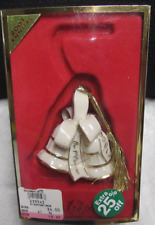 LENOX 2001 ANNUAL OUR 1ST CHRISTMAS ORNAMENT - PRE-OWNED picture