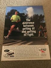 Vintage 1997 NIKE AIR MAX TRIAX Running Shoes Poster Print Ad 90s ATHLETE'S FOOT picture