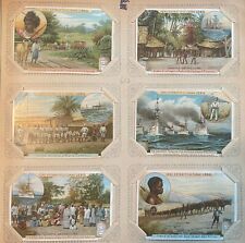 6 Chromos Liebig Italian Number S617 Colonies German Year 1900 picture