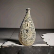 Mid-Century Pottery Figurative Face Vase - Over-Scale  picture