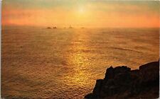Sunset Lands End 1964 Cancel Wob Note Pm Postcard picture