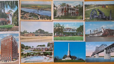 LOT OF 8     NATCHEZ  & VICKSBURG MISSISSIPPI    Old MS Postcards picture