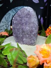 Stunning Purple Amethyst Crystal Cluster Geode 10.7cm 854g Free Form picture