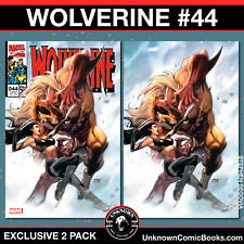 [2 PACK] WOLVERINE 44 UNKNOWN COMICS STEPHEN SEGOVIA EXCLUSIVE VAR (02/28/2024) picture