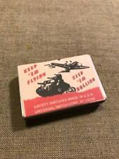 WWII US Army American patriotic match box picture
