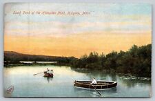 Postcard Holyoke Massachusetts South Pond of the Hampden Pond picture