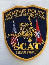 VTG Memphis Police SCAT Serve & Protect Tennessee 3.7x4.5 In Patch Brand New picture