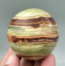 170 Gm Top Quality  Hand Made Top Quality Bended  Onyx Healing Sphere@ Pakistan picture