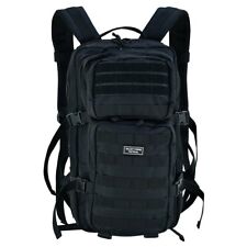 Assault Bag Backpack Shoulder Padded Strap Black Fast Shipping picture