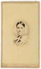 CDV Circa 1860s Partial Civil War Tax Stamp Lovely Woman Wilcox Traveling Photog picture