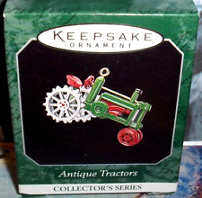 Antique Tractors`1998`Miniature-Antique Tractors Die Cast,Hallmark Ornament-NOS picture
