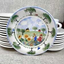 Nikko Remember When Salad Plate Sunflowers Made in Japan Appears Unused picture
