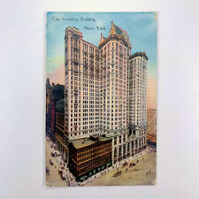 Postcard New York City NYC NY Investing Building 1920s Unposted Divided Back picture