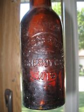 GUTSCH SHEBOYGAN WISCONSIN Pre-Pro AntiqueBeer Bottle, Pt. 1890'S blob top picture