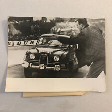 Vintage 1963 Saab Erik Carlsson Rallye Monte Carlo Rally Press Photo Photograph  picture