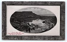 GRANT'S PASS, OR Oregon ~  TABLE ROCK & GOLD RAY DAM ~ 1914  Glosso Postcard picture