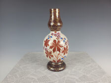 Antique Bristol Hand Painted Vase Small Nearly Unnoticeable Flea Bite on Rim picture