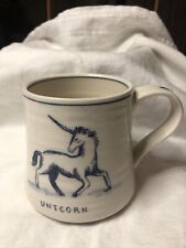 Holly Hatch Anthropologie Ceramic Unicorn Collectible Coffee Mug picture